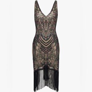 1920s Great Gatsby Dress- Flapper Dress